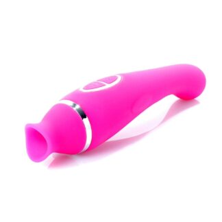 Vibrator-HELEN Pink - 12 vibration functions / 8 stimulation functions USB