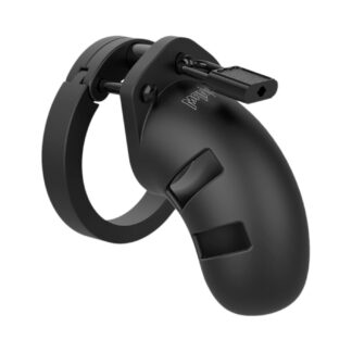 Model 20 - Chastity - 3.5"""" - Silicone Cock Cage - Black